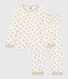 Pijama infantil de terciopelo con estampado de leopardos