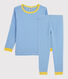 Pijama milrayas de algodón orgánico infantil unisex
