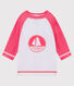 Camiseta anti-UV UPF 50+ para bebé niño/niña