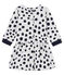 Vestido de manga larga Jean Jullien para bebé niña blanco MARSHMALLOW/ DOTTIES CN