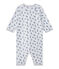 Pijama sin pies en túbico para bebé niño blanco ECUME/blanco MULTICO