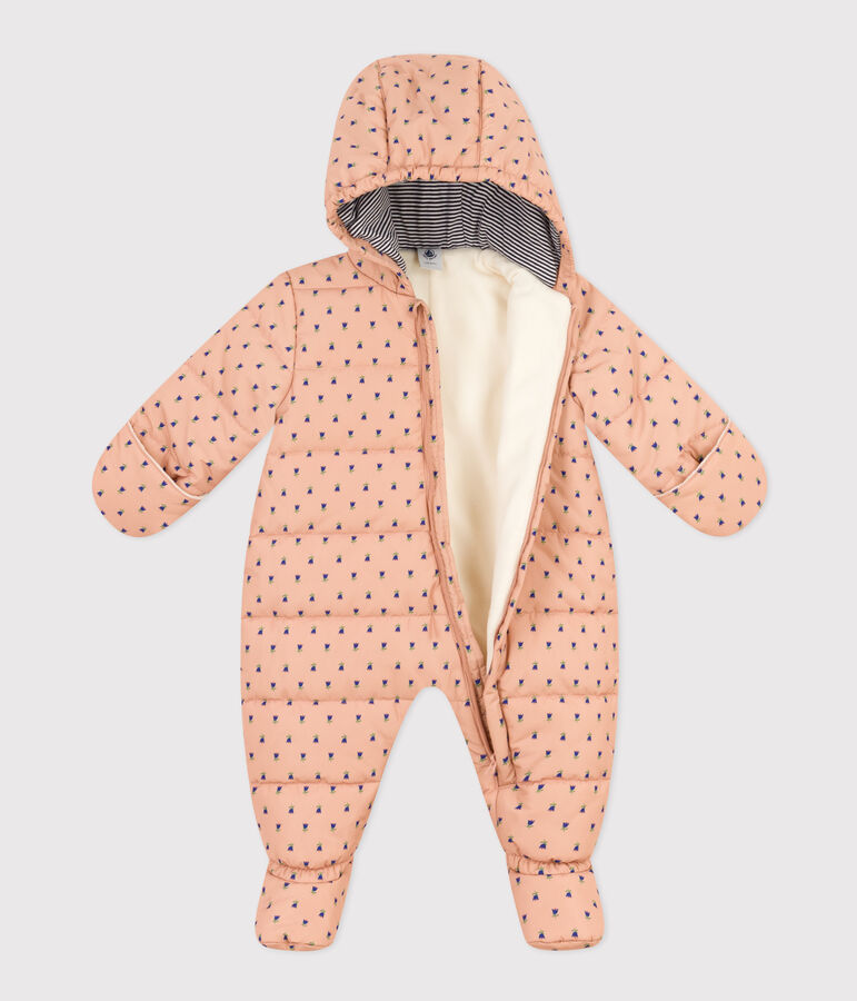 Buzo estampado de beb&eacute;. beige/multicolor