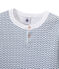Pijama con gráfico estampado para niño blanco ECUME/azul ASTRO