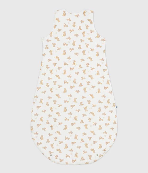 Saco de terciopelo para beb&eacute; con estampado de leopardo TOG 3 blanco/multicolor