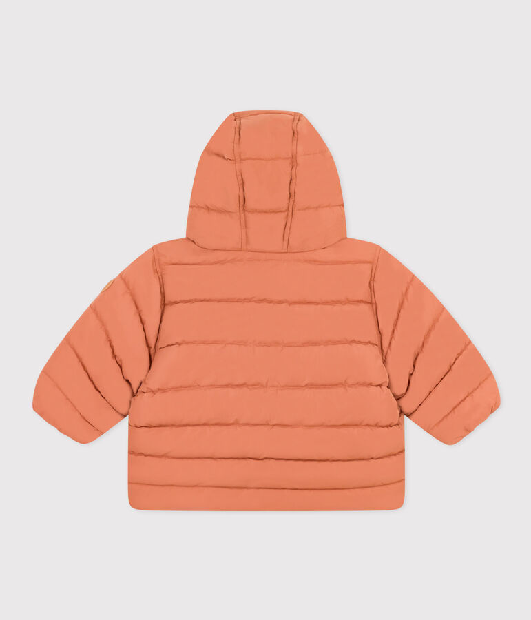 Abrigo con forro polar de beb&eacute; rosa