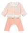 Conjunto 3 piezas para bebé niña blanco MARSHMALLOW/rosa ROSAKO CN