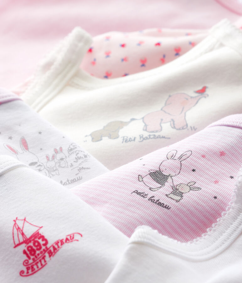 Bolsita sorpresa con 7 bodys de tirantes para beb&eacute; ni&ntilde;a variante 1