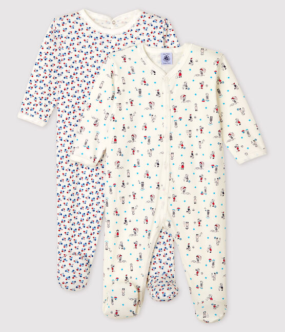 Conjunto de 2 pijamas de punto de bebé niña variante 1