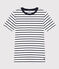 Camiseta L'ICONIQUE de algodón con cuello redondo para mujer blanco MARSHMALLOW/azul SMOKING