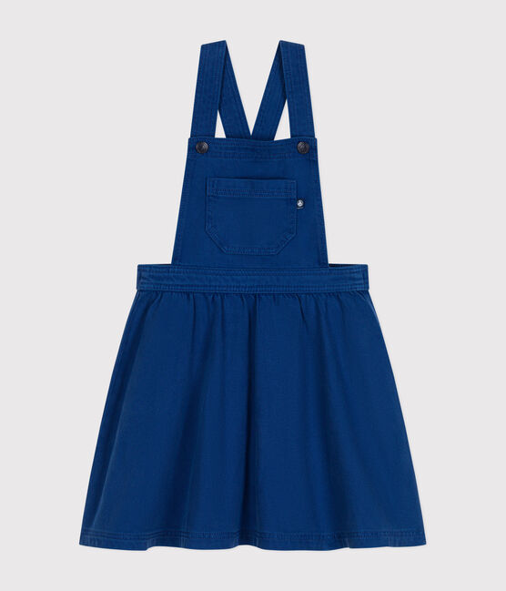Pichi de sarga para niña azul INCOGNITO
