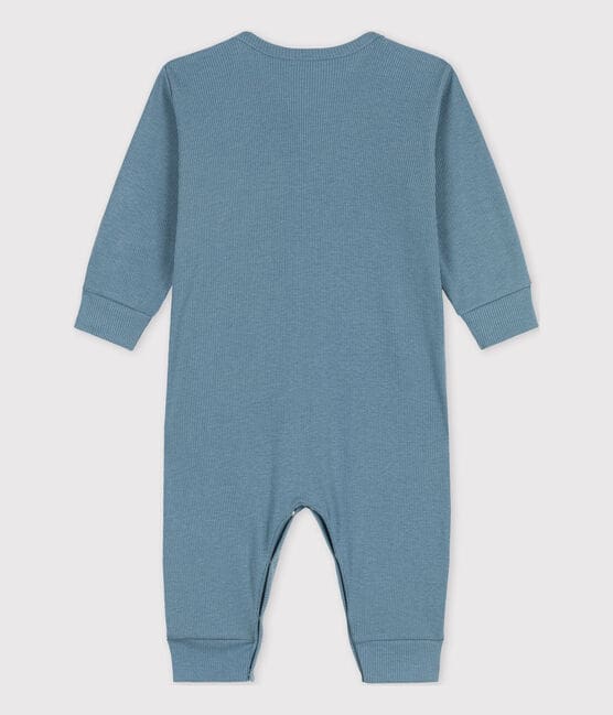 Pelele sin pies de algodón y lyocell para bebé azul ROVER
