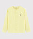 Camisa de mangas remangables de lino de niño