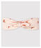 Diadema para el pelo de flores de felpa de bebé niña rosa FLEUR/blanco MULTICO