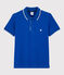 Polo de manga corta de punto de niño azul SURF