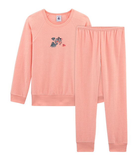 Pijama de rizo picado para niña ROSAKO