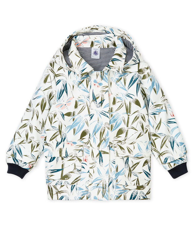 Impermeable beb&eacute; ic&oacute;nico blanco/multicolor