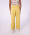 Pantal&oacute;n infantil de algod&oacute;n amarillo