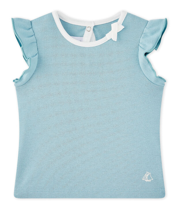 Camiseta beb&eacute; ni&ntilde;a verde