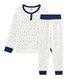 Pijama de felpa con talle alto para niño
