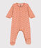 Pijama de terciopelo estampado para bebé SIENNA/ MARSHMALLOW