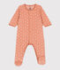 Pijama de terciopelo estampado para bebé