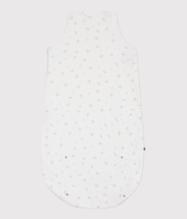 Saco de algod&oacute;n con flores para beb&eacute; TOG 0,5 blanco/multicolor