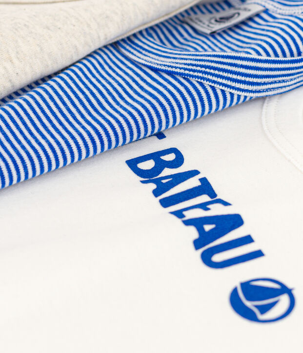Juego de 3 camisetas de tirantes Petit Bateau de algod&oacute;n para ni&ntilde;o multicolor