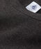 Camiseta L'ICONIQUE con cuello redondo de algodón orgánico de mujer gris CITY CHINE