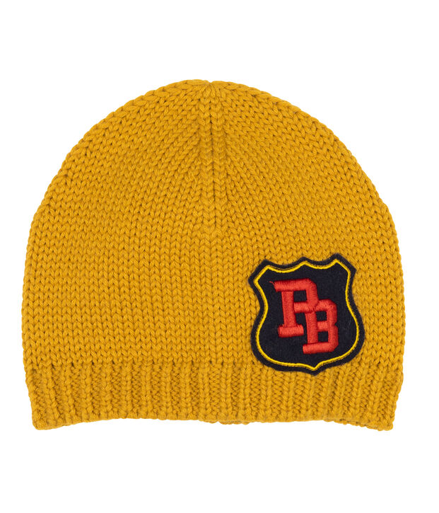 Gorro infantil para ni&ntilde;o amarillo