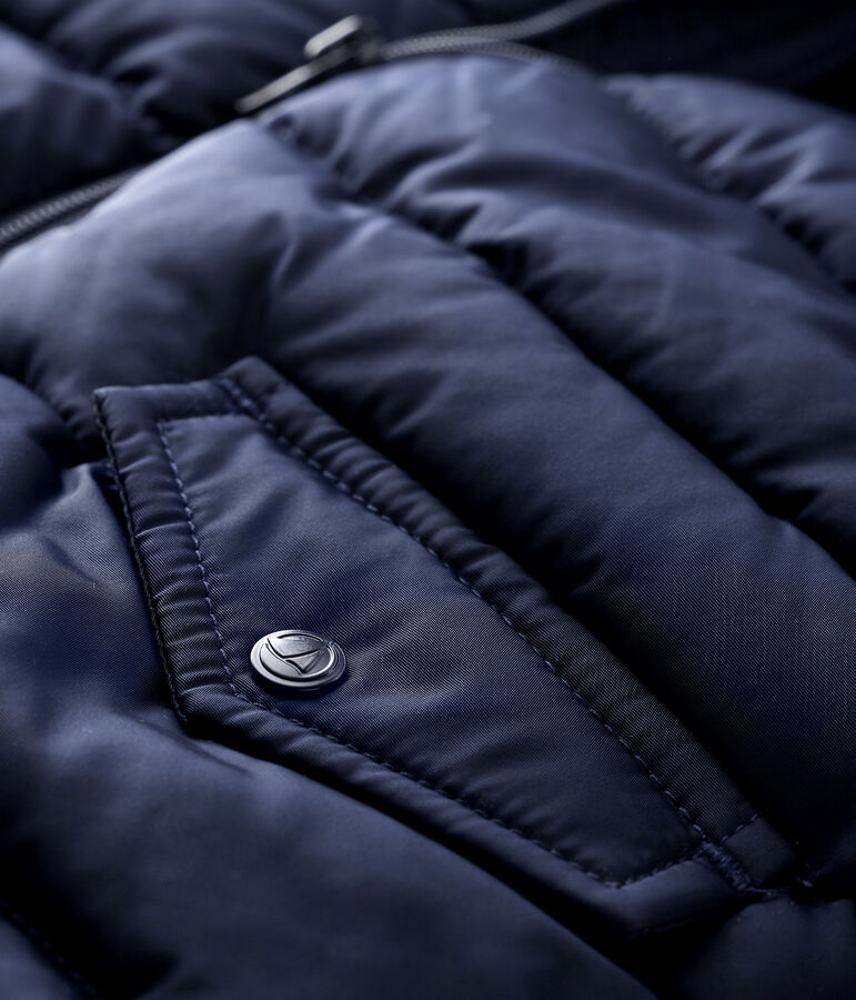 Plum&oacute;n acolchado para beb&eacute; ni&ntilde;o azul SMOKING