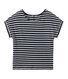 Camiseta de lino rayas para mujer