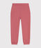 Pantalón de chándal de muletón para niña rosa ROSEWOOD