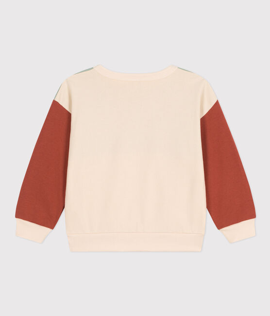 Sudadera «color block» de muletón para niño blanco AVALANCHE/ MULTICO