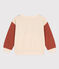 Sudadera «color block» de muletón para niño blanco AVALANCHE/ MULTICO