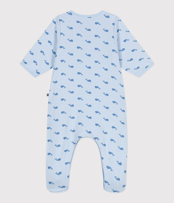 Bodyjama de túbico con ballena para bebé azul TOUDOU/ ALASKA