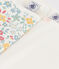 Juego de 2 camisetas de tirantes de algodón con flores para niña variante 1