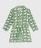 Bata polar infantil estampada SAULE/ MARSHMALLOW