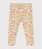 Leggings de algodón para bebé blanco AVALANCHE/ MULTICO
