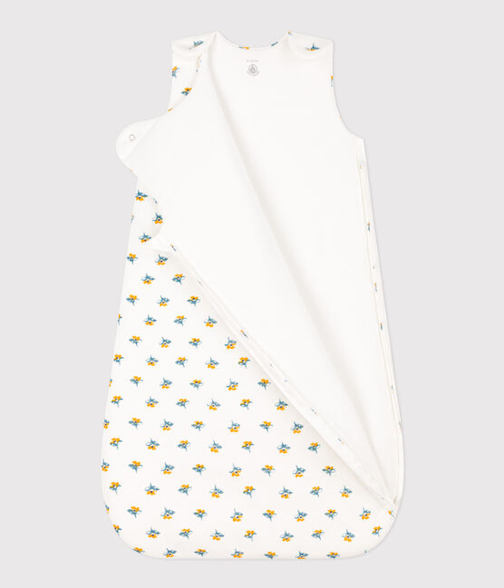 Saco de algodón con flores TOG 2 blanco MARSHMALLOW/blanco MULTICO