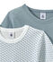 Lote de 2 camisetas de manga corta para niño blanco LOT