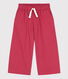 Pantalón de sarga de algodón para niña