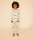 Pijama infantil de algodón con estampado animal