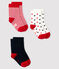Juego de 3 pares de calcetines para bebé variante 2