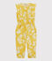 Mono de popelina estampada para niña amarillo ORGE/blanco MARSHMALLOW