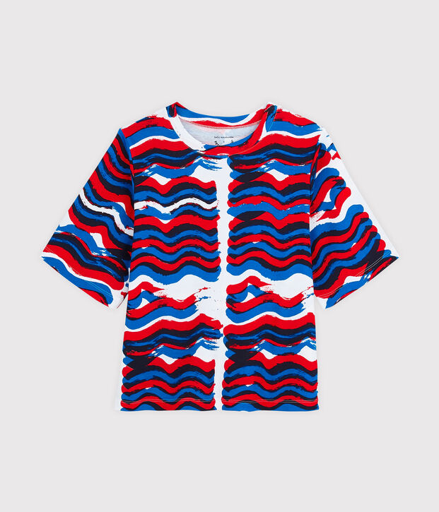 Camiseta reedici&oacute;n Hy&egrave;res de mujer blanco/multicolor