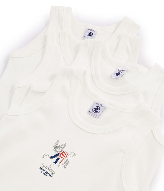 Caja sorpresa con 4 camisetas de tirantes para niño variante 1