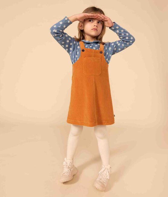 Pichi de pana de niña marron ECUREUIL
