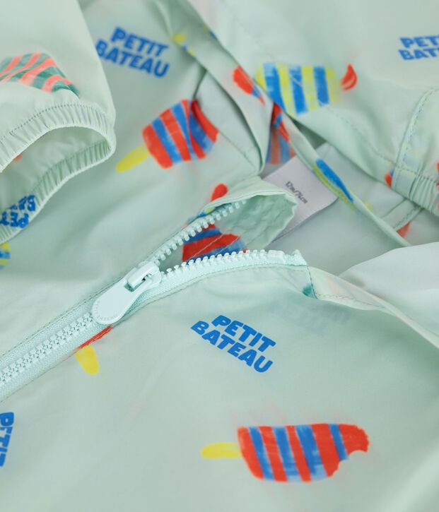 Cortavientos ultraligero para beb&eacute; azul/multicolor