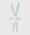 Doudou conejito estampado azul TOUDOU/blanco ECUME