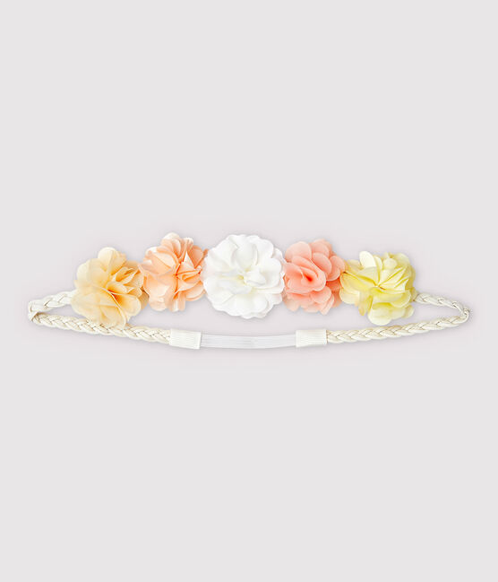 Corona de flores de bebé niña. variante 1